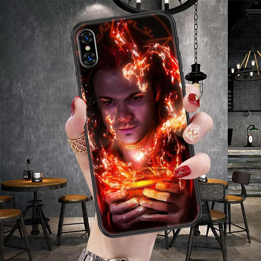Супернатуральный чехол для телефона iphone 5 5S SE 2 6 6S 7 8 11 12 Mini Plus X XS XR Pro Max Черный