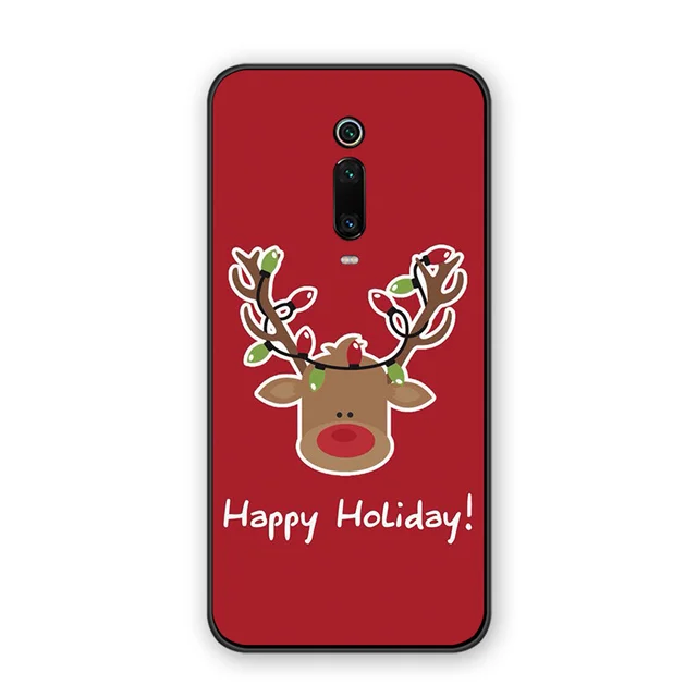 3537 Redmi Note 7 S2 веселый медведь для рождественской елки чехлы для телефонов Xiaomi Redmi 6A 5A 4A 4 5 6 7 Pro 5Plus GO Санта Клаус мягкий чехол из ТПУ - Цвет: 3537