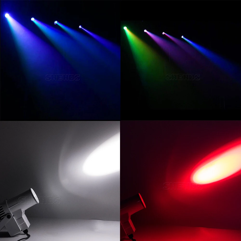 2pcs/lot Mini LED 10W RGBW 4in1 Spot Beam DMX Lights For Disco Ball DJ Family Party Stage Effect Lighting | Лампы и освещение