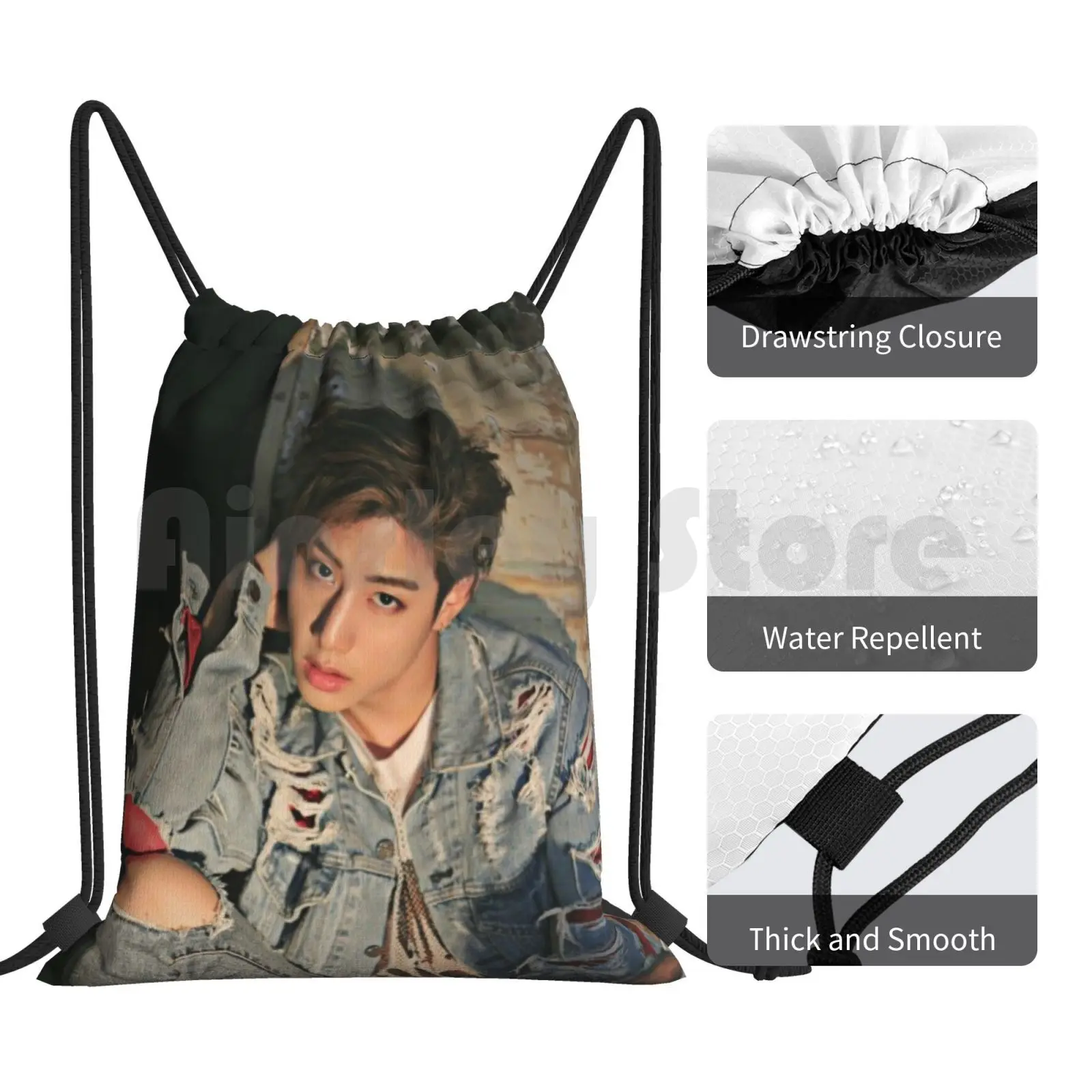 Сумка для спортзала Got7 Turbulence-Mark рюкзак сумка с кулиской водонепроницаемая Kpop Jackson