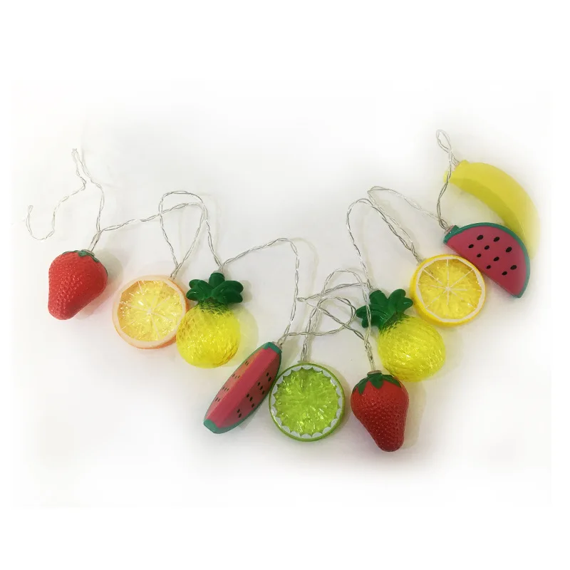 

Creative color lamp fruit shape mixed lamp string indoor decorative lights