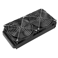 hot aluminum 240mm water cooling cooled row heat exchanger radiator fan for cpu pc
