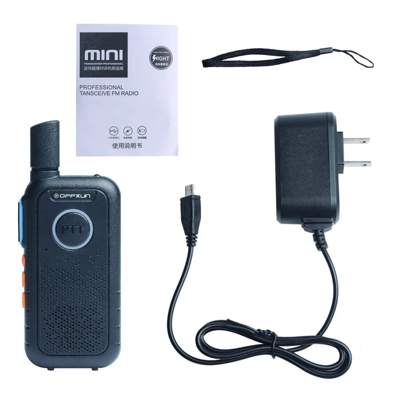 Портативная двухсторонняя радиостанция Walkie Talkie 2 шт. UHF VOX USB зарядка трансивер