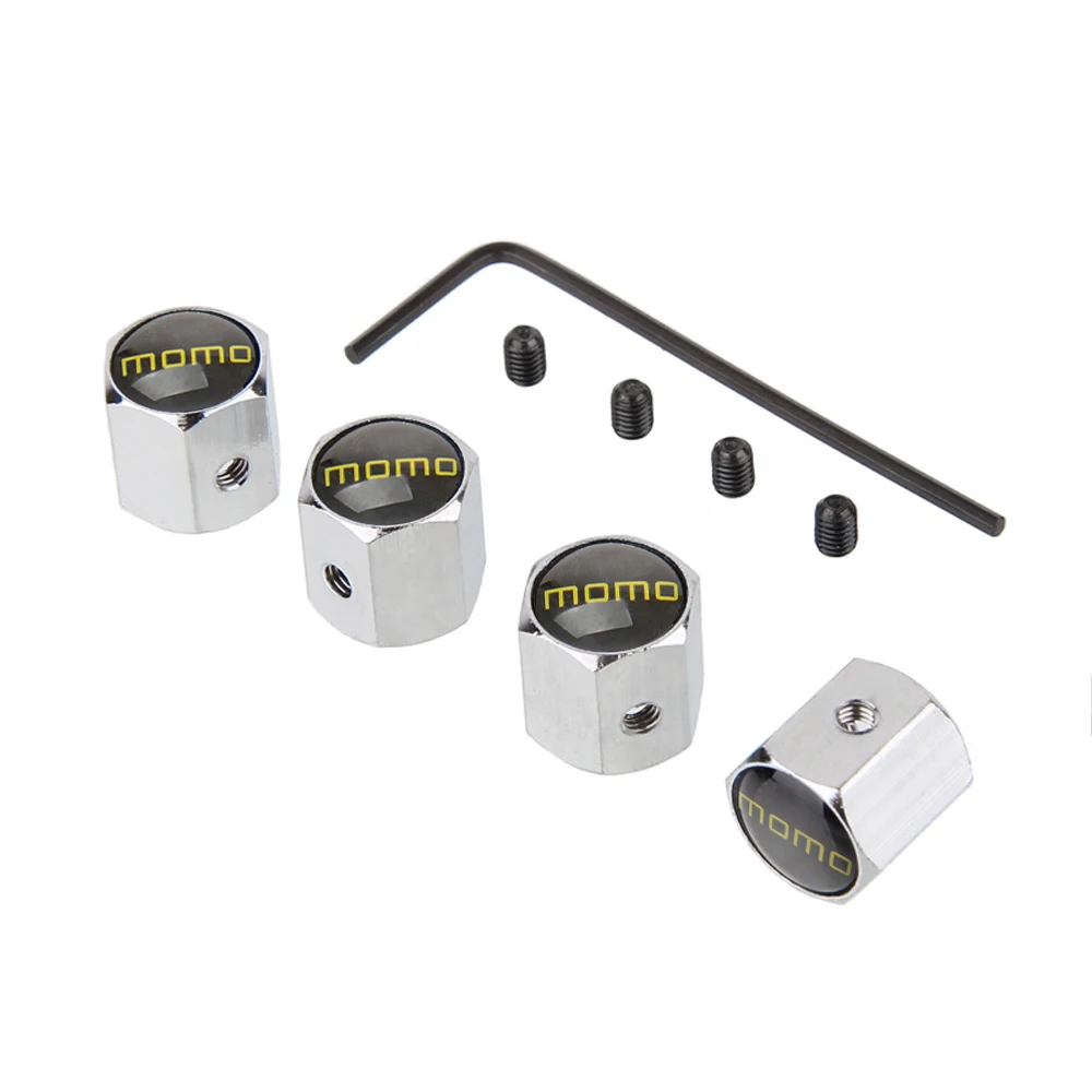 Автомобильные аксессуары для MOMO Логотип колеса колпачки на стержень клапана