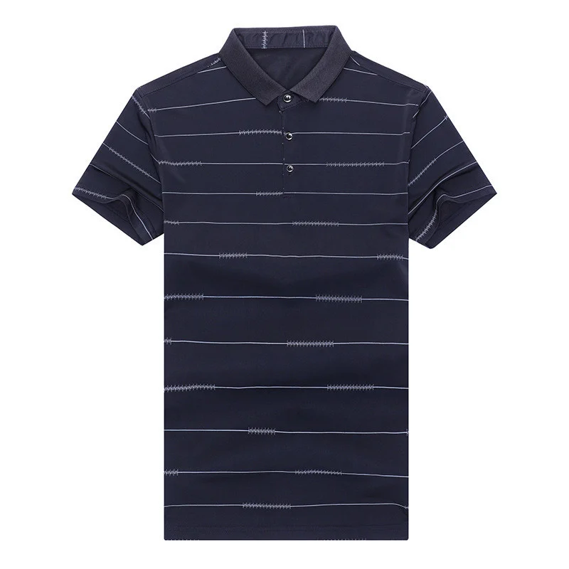 

Ymwmhu 2021 New Arrival Polo Shirt Striped Short Sleeve Summer Cool Shirt Streetwear Fashion Male Polo Shirt Men Tops Clothes