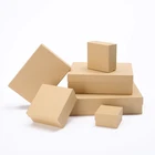 10 шт.лот перерабатываемая Подарочная коробка из крафт-бумаги с крышкой для мужчин подарочная упаковка для женщин Подарочная ткань на день рождения