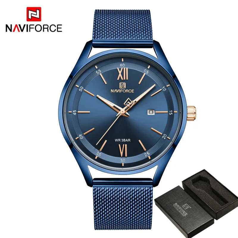 NAVIFORCE мужские женские парные наручные часы лучший бренд Роскошные