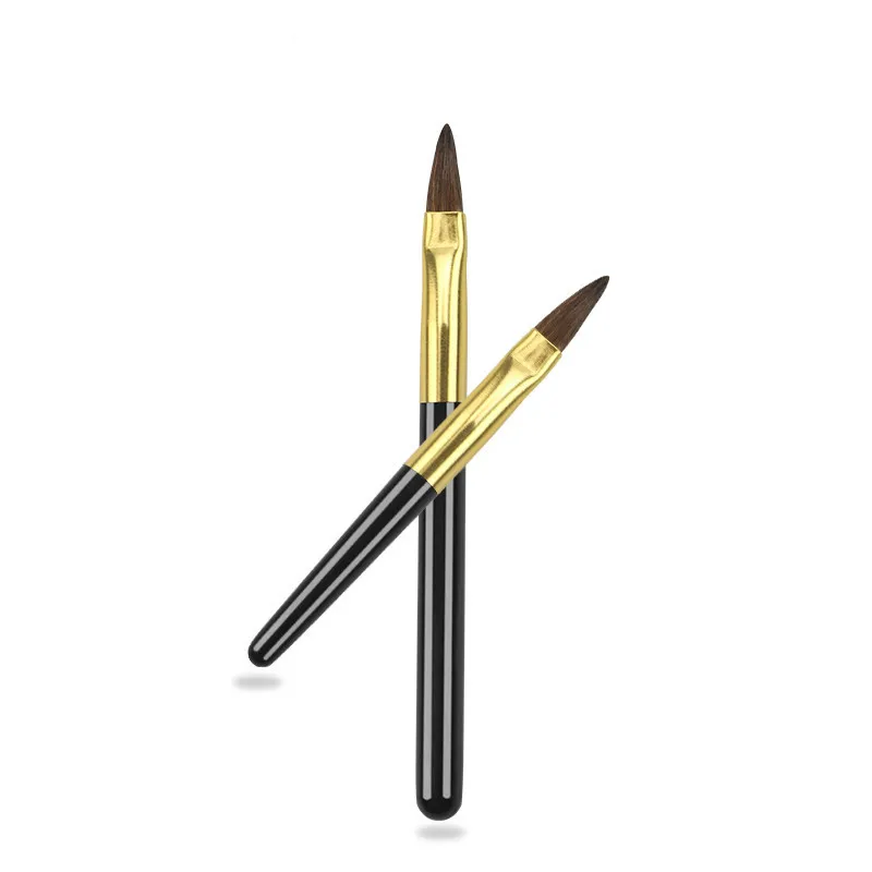 Мини дорожная Щетка для губ черные кисти макияжа 5 7 см микрокисти аппликатор