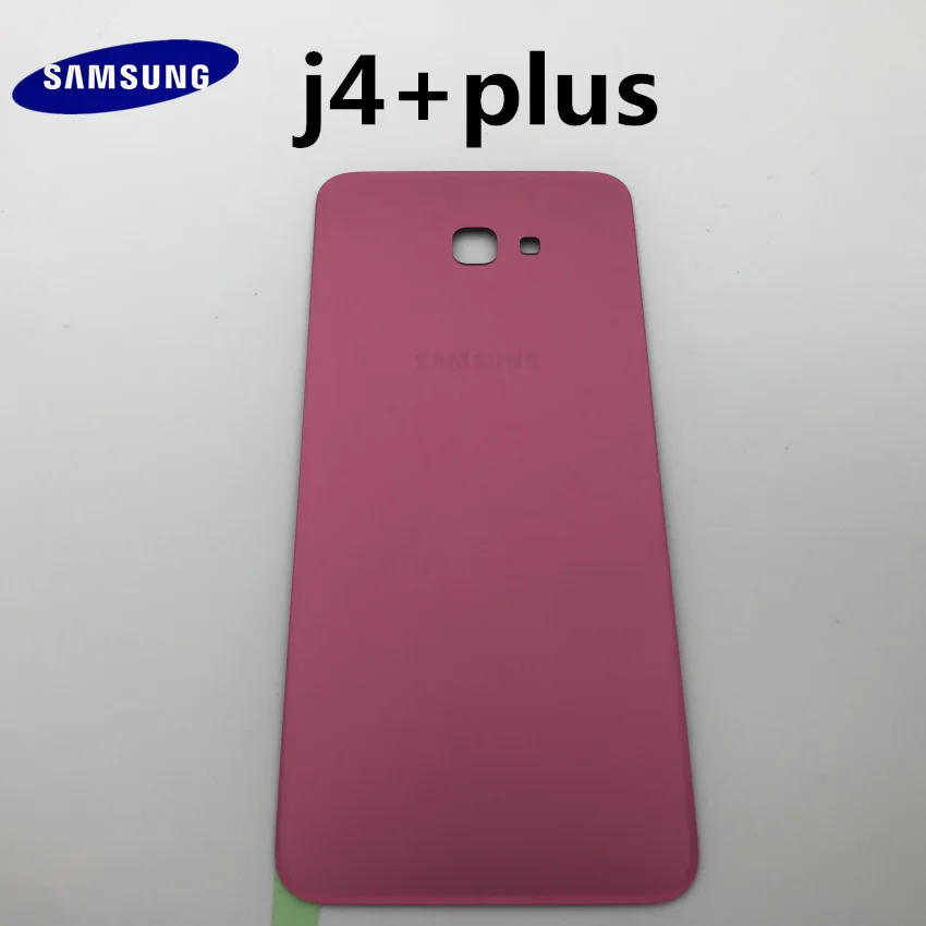 Original For Samsung Galaxy J4+ j4 plus j415 Back Battery Cover Door Rear Housing Case Replacement + Adhesive Sticke | Мобильные