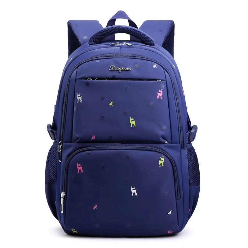 Нейлоновые школьные ранцы для мальчиков-подростков детский рюкзак с принтом