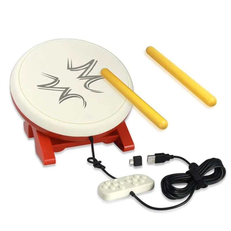 Барабан Тайко совместимый с переключателем taiko no Tatsujin барабан контроллер палочки