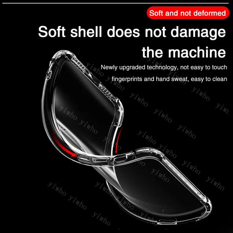 10s on For Xiaomi Redmi Note 10 Pro Shockproof Case Transparent TPU Cover Note 10 S 10s 10 Pro Max Redme Red Mi Clear Cases