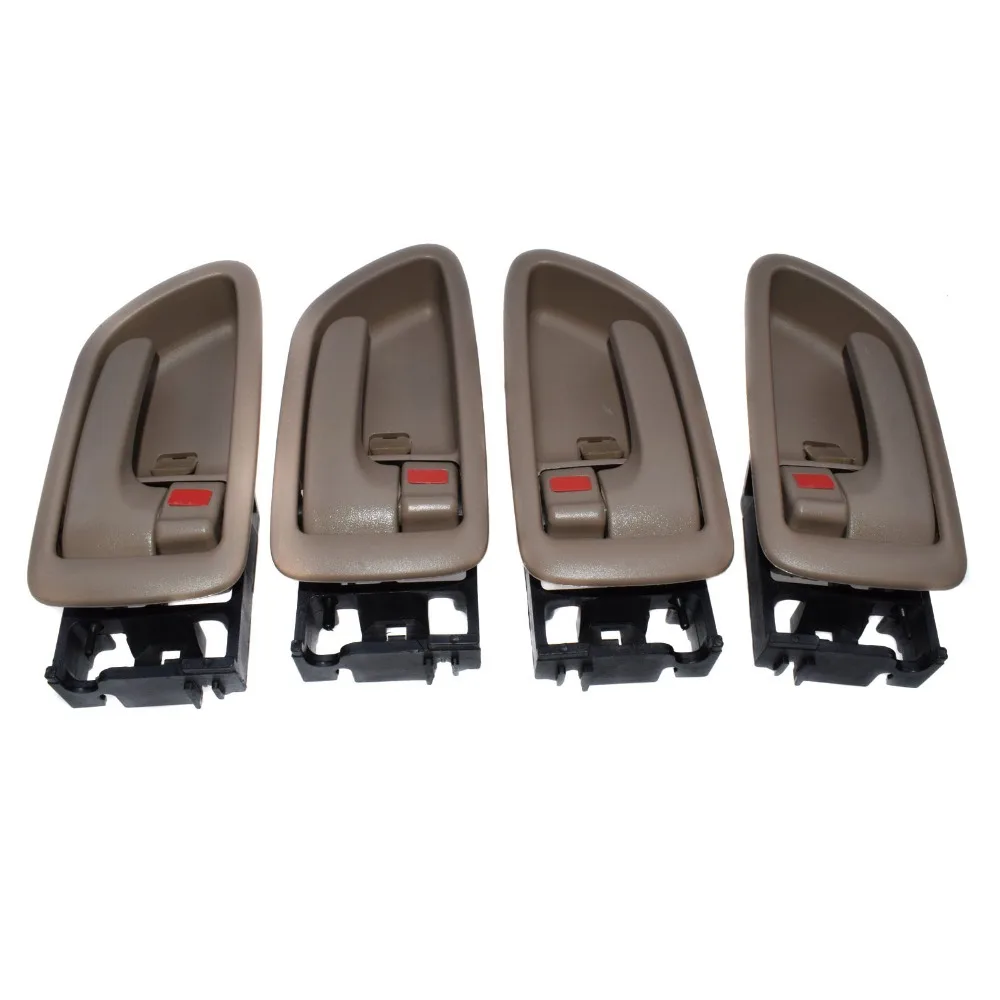 Бежевая дверная ручка внутри интерьера передняя/задняя Левая Правая набор из 4