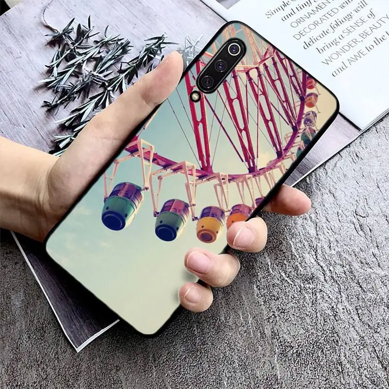 

Amusement park ferris wheel Phone Case Phone Case For Xiaomi mi9 mi8 F1 9SE 10lite note10lite Mi8lite Back Coque xiaomimi5x