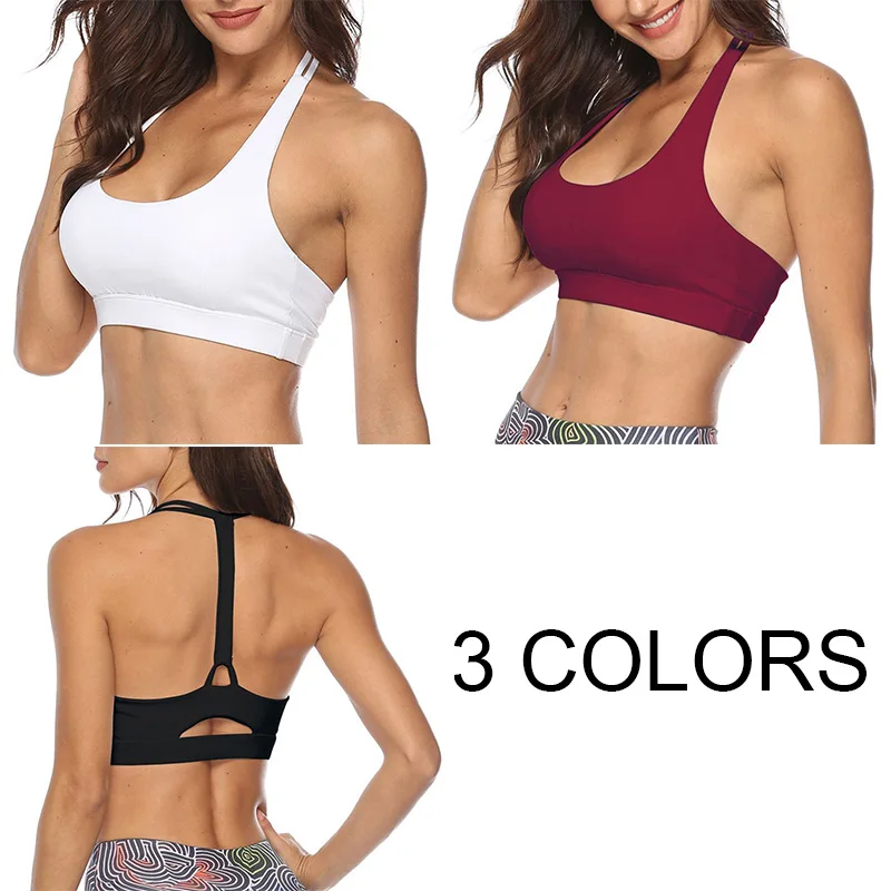 Спортивный женский бюстгальтер H для йоги нижнее белье фитнеса спортивный