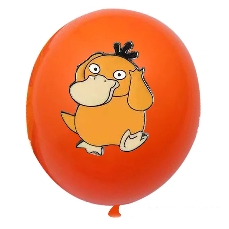 New10/20pcs Pokemon theme Pikachu Little Fire Dragon Jenny Turtle Cartoon Latex Balloon Children's birthday party decor balloons | Дом и