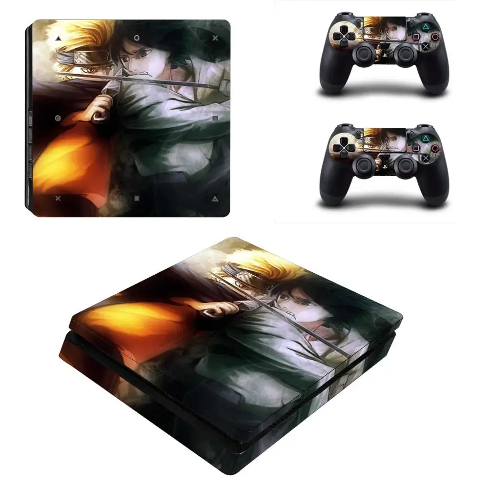 Наруто PS4 тонкая наклейка s PS 4 Play station Тонкая виниловая Pegatinas для playstation Slim консоль
