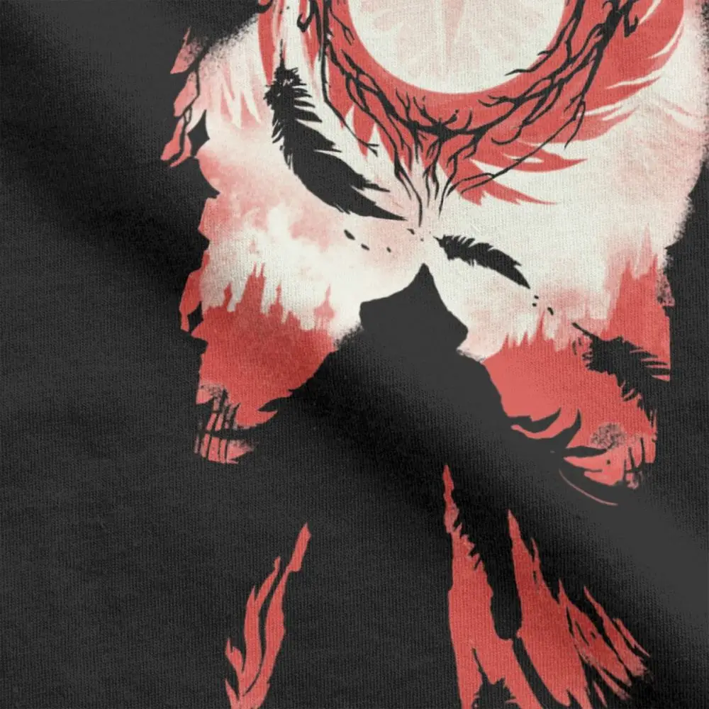 И так Мужская футболка с надписью Ночная охота начинает Темные души хвалю солнце