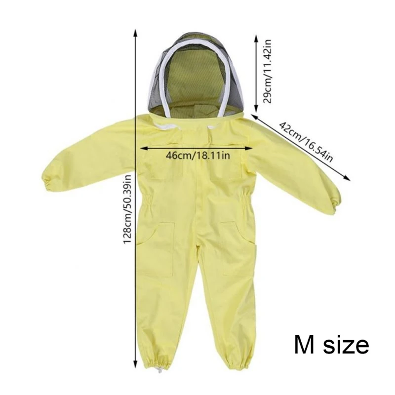 professional child beekeeping suit beekeepers safety protective clothing full body clothes equipment free global shipping