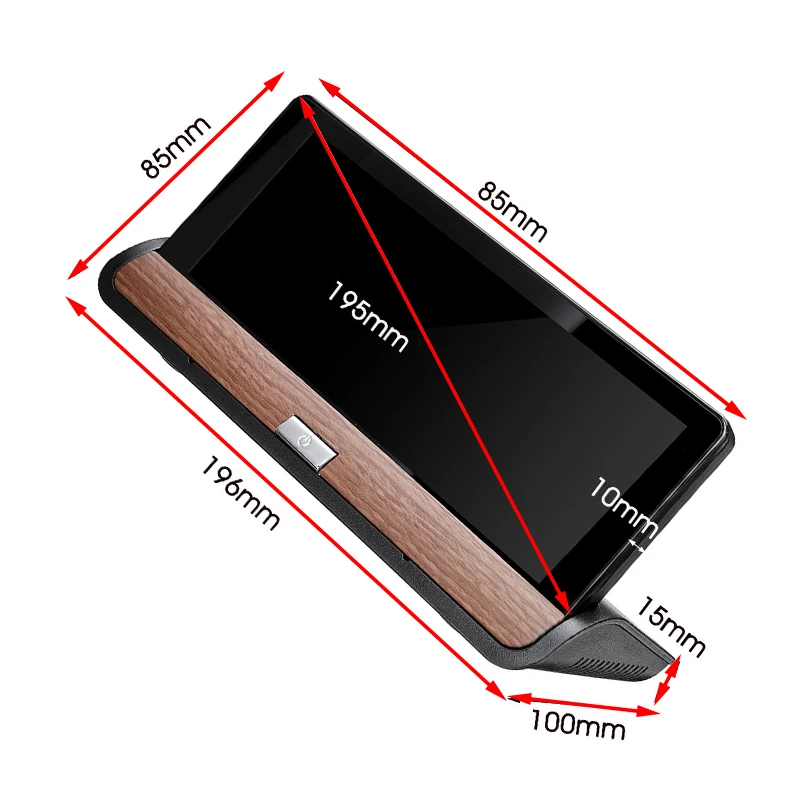 

7 Inch 1080P Car DVR Camera Center Console Driving Recorder Touch Screen With Gravity Sensor With Battery