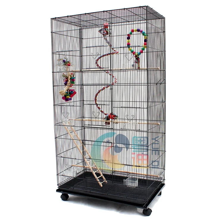 Переносная клетка для питомцев витрина домашних животных проволока попугай