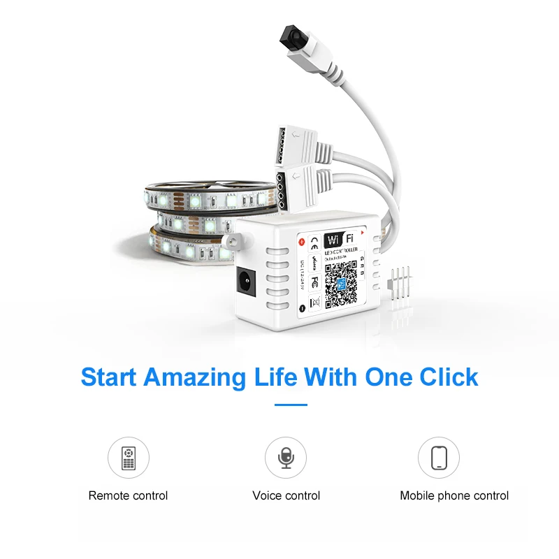 Умный цветной контроллер с Wi-Fi и двумя клавишами | Электроника