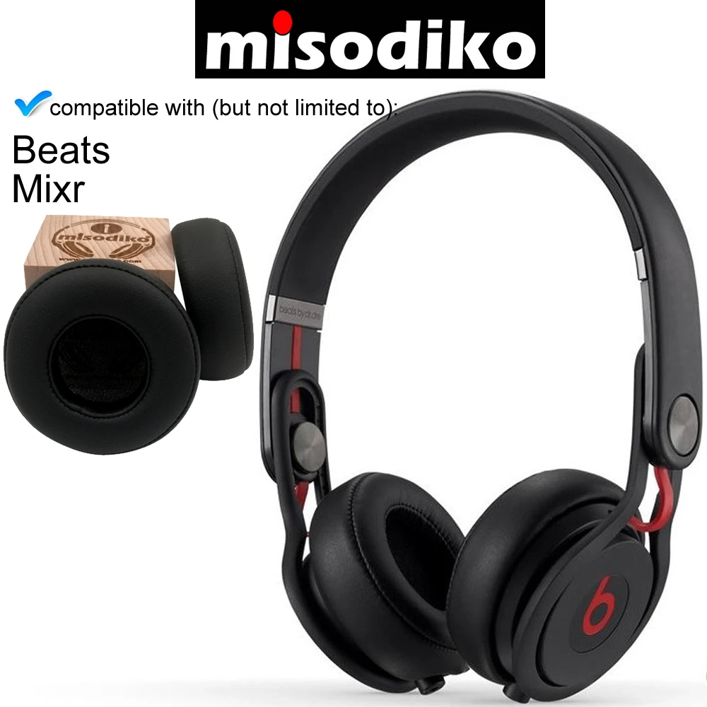 Misodiko сменные амбушюры Подушка Комплект-для Beats Dr. Dre Mixr проводные наушники на ухо, запасные части амбушюры