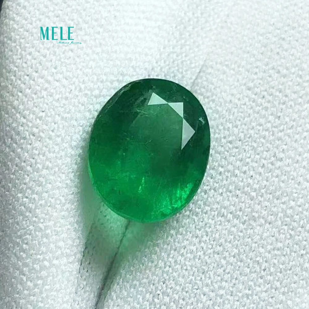 Натуральный изумруд 3.15ct эллипс 8 5*10 8*5 7 мм высокого класса пользовательское