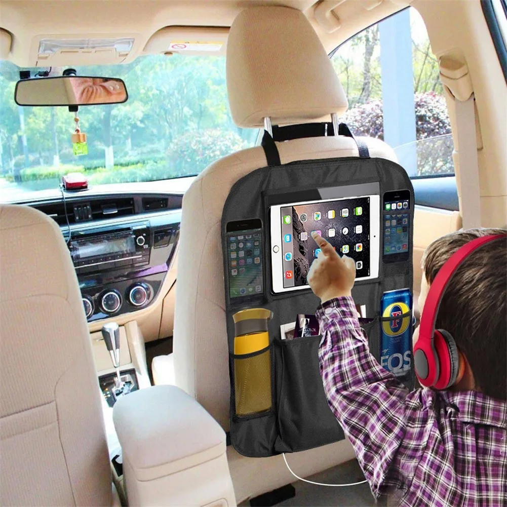 2 шт. автомобильный Органайзер на заднее сиденье защита спинки кресла заднего