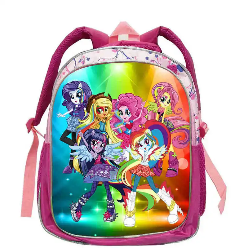 Модные милые школьные ранцы для девочек-подростков пони лошадь сумерки