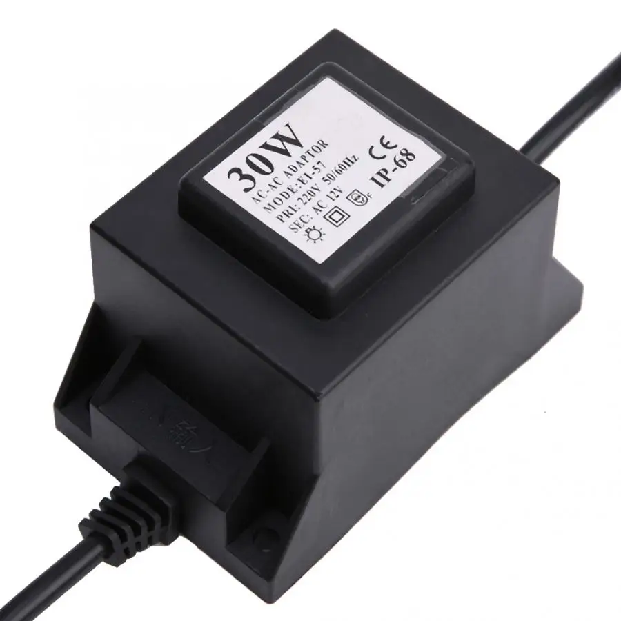Плавательный бассейн трансформатор Водонепроницаемый трансформатор 12V Выход для Светодиодный подводный светильник бассейн EU Plug 220V
