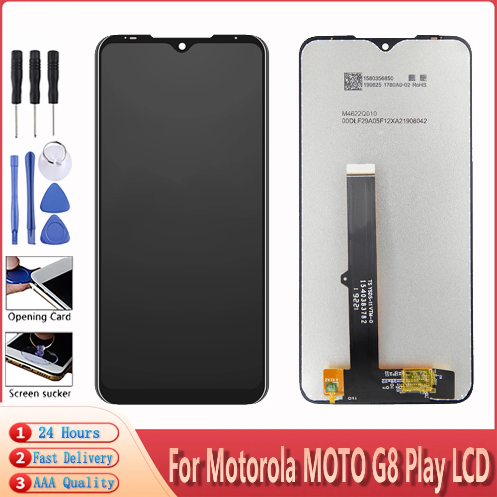 6 2 &quotоригинальный Экран для Moto G8 играть XT2015 модуль ЖК дисплей и дигитайзер сборки