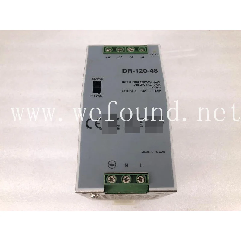 

Оригинальный источник питания DR-120-48 48 48 в 120 А 100% Вт на DIN-рейке, Протестировано перед отправкой.