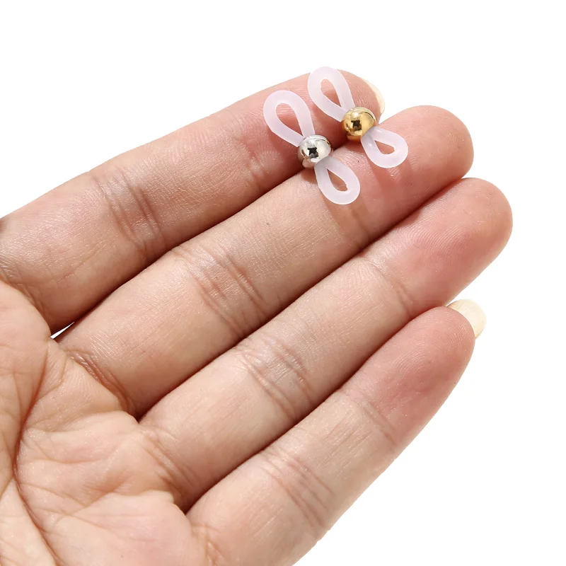 

30pcs Ear Hook Rubber Adjustable Eyeglasses Chain Glasses Retainer Ends Rope Sunglasses Cord Holder Strap Loop Connectors