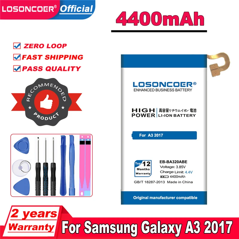 Аккумулятор для Samsung Galaxy A3 4400 A320F 2017 мАч|battery for samsung|battery forbattery samsung galaxy |