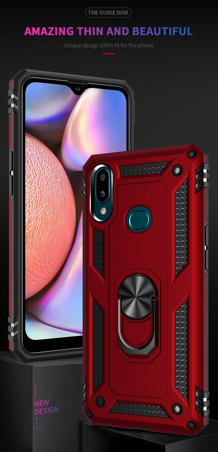 Чехол для samsung Galaxy A50S A30S, роскошный жесткий чехол из ТПУ с металлическим кольцом на палец для Galaxy A20S A40S A10S m30s Coques Fundas