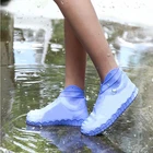 Многоразовые латексные водонепроницаемые чехлы для обуви, 1 пара, Нескользящие резиновые чехлы для обуви, аксессуары для обуви SML