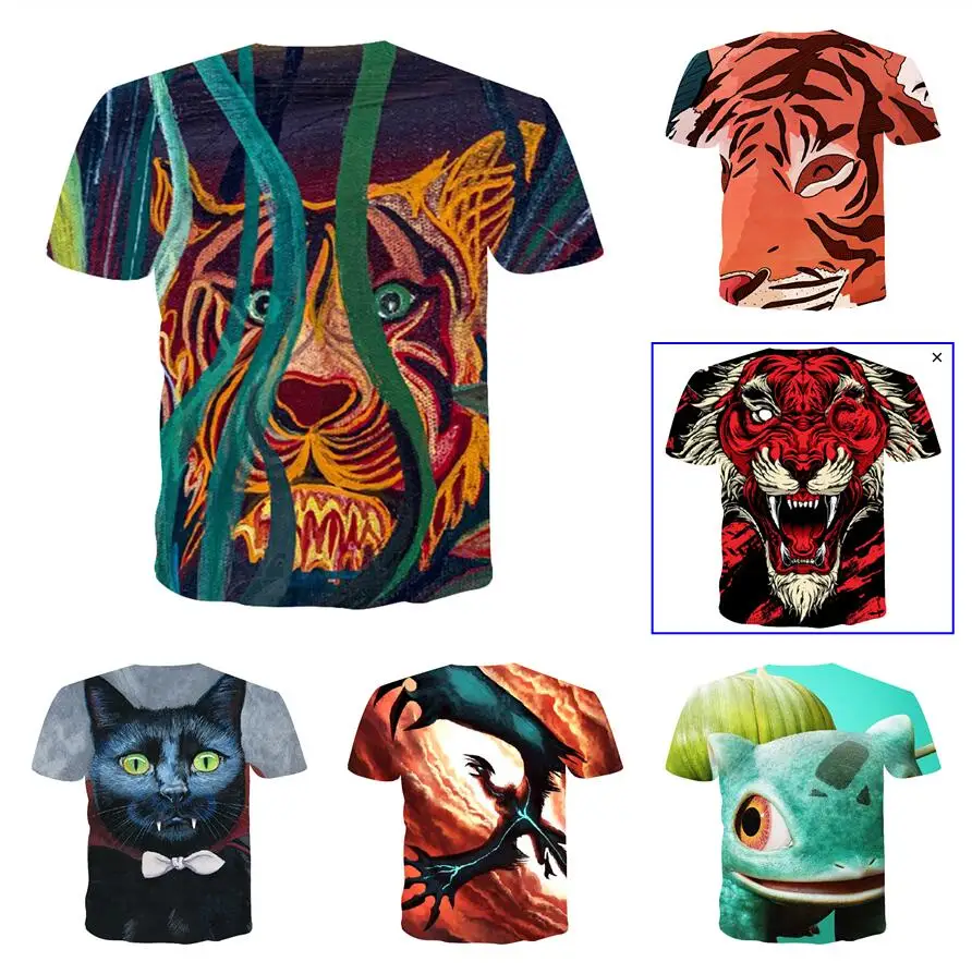 

2021 New Summer Top T-shirt Tshirt Men's Homeme Street Style Harajuku T-shirt Cartoon Fashion Children Cool Short Sleeve
