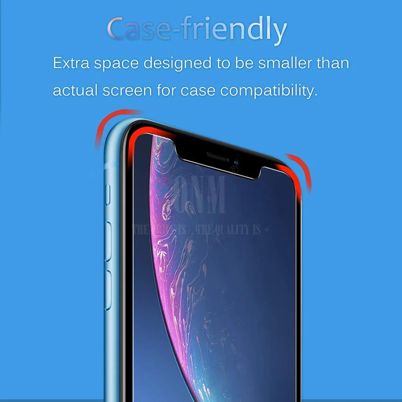 Передняя и задняя Защита экрана для iPhone XR закаленное стекло защита от отпечатков