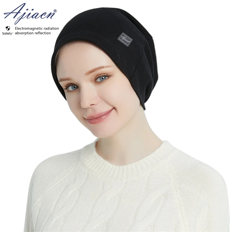 

Surprise price Electromagnetic radiation protective sleep cap Mobile phone, computer EMF shielding 100% silver fiber knitted hat