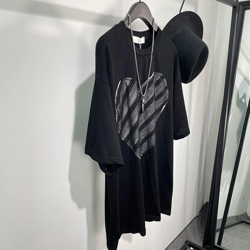 

M-XLSummer original trendy male street hip-hop print loose short-sleeved T-shirt trend youth wild quick-drying top.