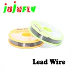 Высококачественная мягкая круглая свинцовая проволока unltra spooled для вязания мушек, диаметр 0,5 мм, 0,8 мм, Нимфа, материал для вязания мушек