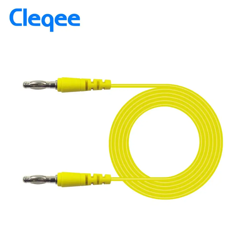 Cleqee P1043 двойной 4 мм банановый штекер испытательный кабель для цифрового