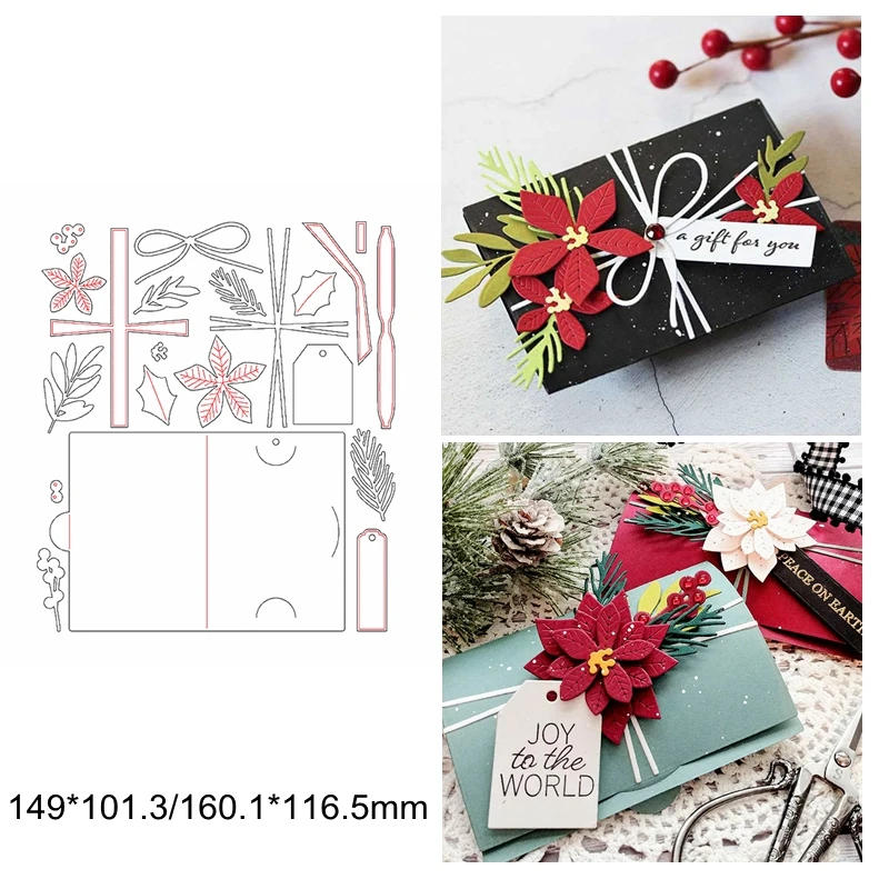 

Mix Flower Leaves Square Bow Knot Rope Small Parts Metal Cutting Dies New Stencils Handcraft Cards Paper Box Hot Beautiful Dies