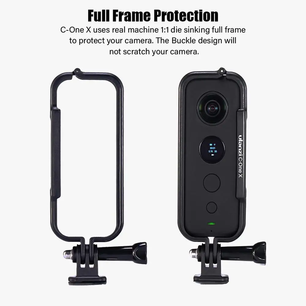 ULANZI Insta360 one x аксессуары комплект венчания чехол клетка рамка Корпус с адаптером GoPro 360 камера для Insta 360 one x