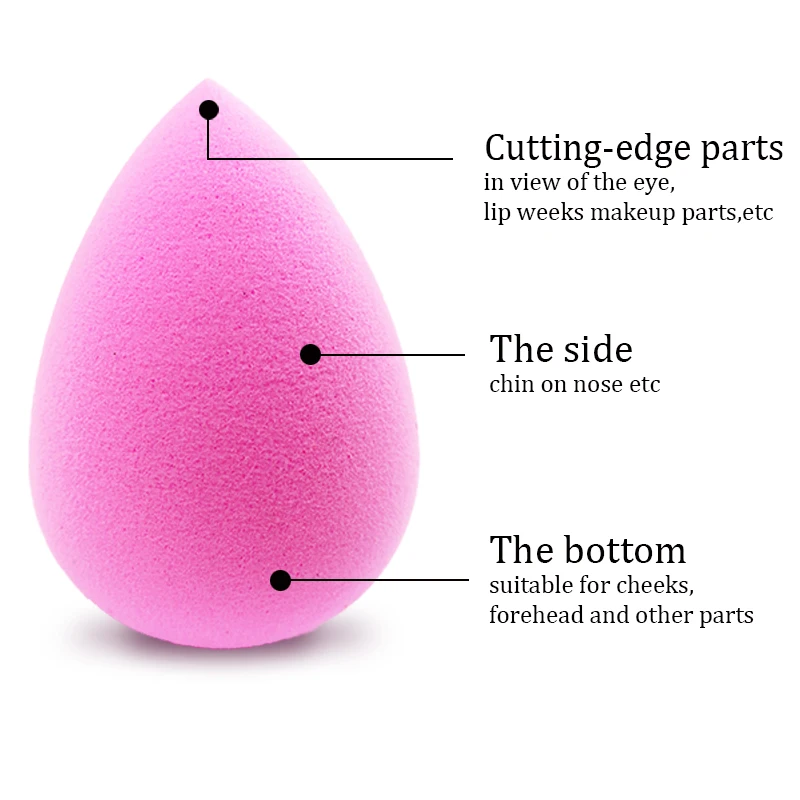 1 шт. губка для макияжа профессиональная косметическая пуховка тонального крема