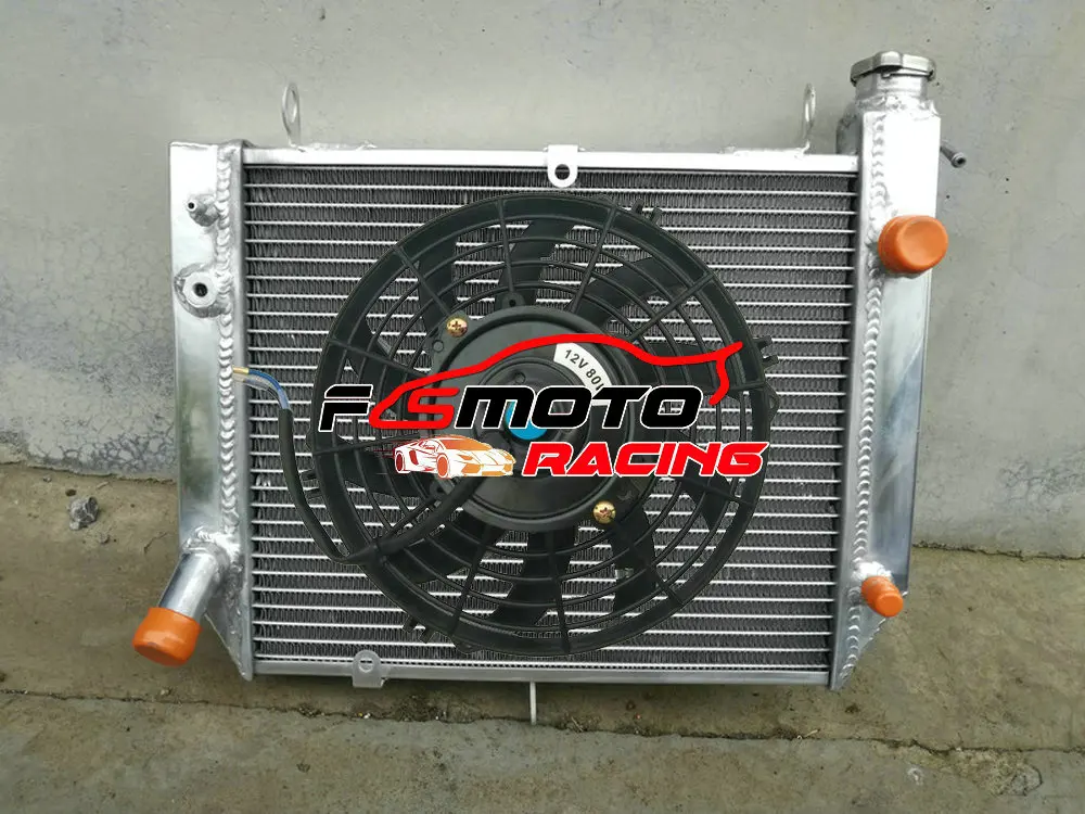 3 ряда алюминиевый радиатор + кулер вентилятор для Yamaha YZF R1 RN01 YZFR1 R 1 1000 1998 1999 98