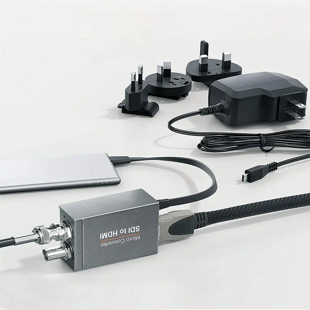 SDI к HDMI/HDMI с питанием Mini 3G HD SD видео микро Конвертер адаптер аудио Авто форматом