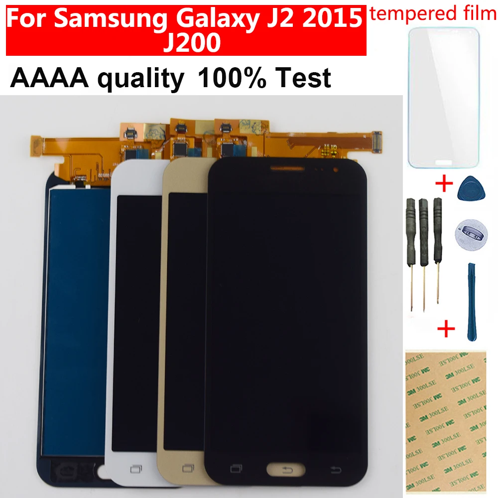 Дисплей для Samsung Galaxy J2 2015 J200 сенсорный экран дигитайзер в сборе J200F ЖК-дисплей J200Y