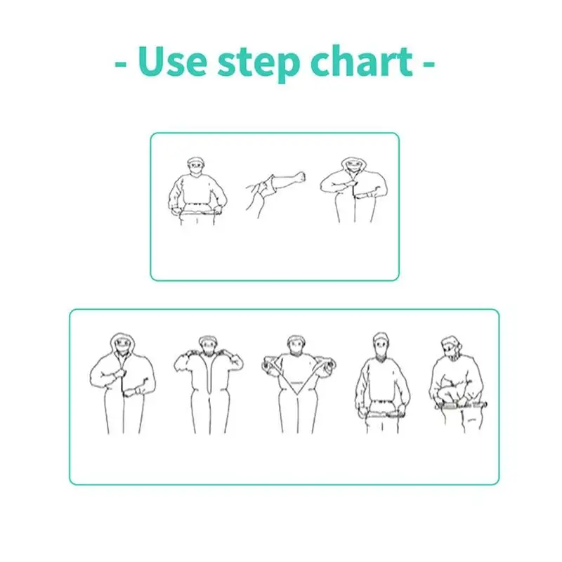 1 шт. профессиональная защитная одежда Нетканые Комбинезоны изоляционный